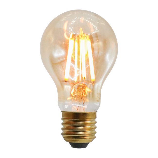 2,5W, 4,5W, 7W & 10W Filament Glühlampe, 2000K, amber Ø60 - dimmbar