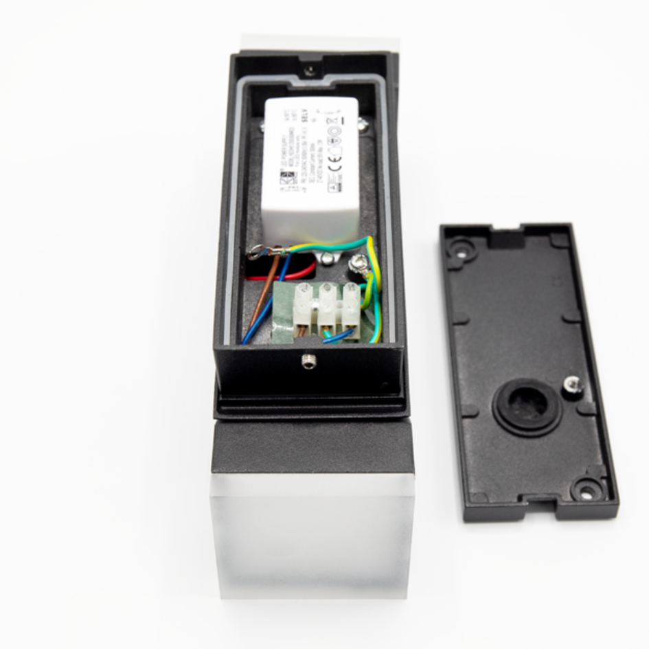 Verstellbare Wandleuchte Michael 2-flammig - schwarz