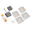 LED-Schrankbeleuchtung Alina komplettes Set mit 4 Spots