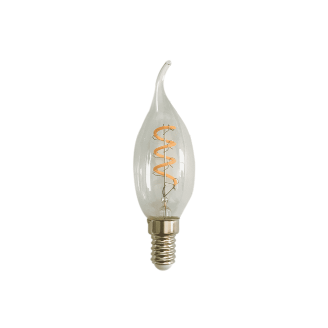 E14 dimmbare Glühlampe, klar, 2200K, 4W Ø35