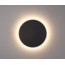 Runde Außenwandleuchte Lune - schwarz