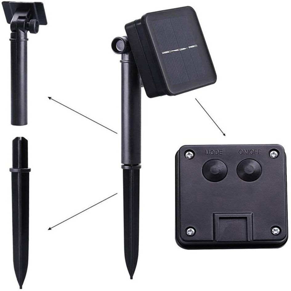 Stimmungsvolle Solar-Lichterkette 7 Meter 50 Lichter - Sahara