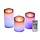 RGB-Kerzen mit Fernbedienung Silas - 3er-Set
