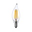E14 dimmbare LED-Lampe mit klarem Glas | 5.5W 2700K