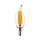 E14 dimmbare kerzenförmige LED-Lampe mit bernsteinfarbenem Glas | 5.5W 2200K