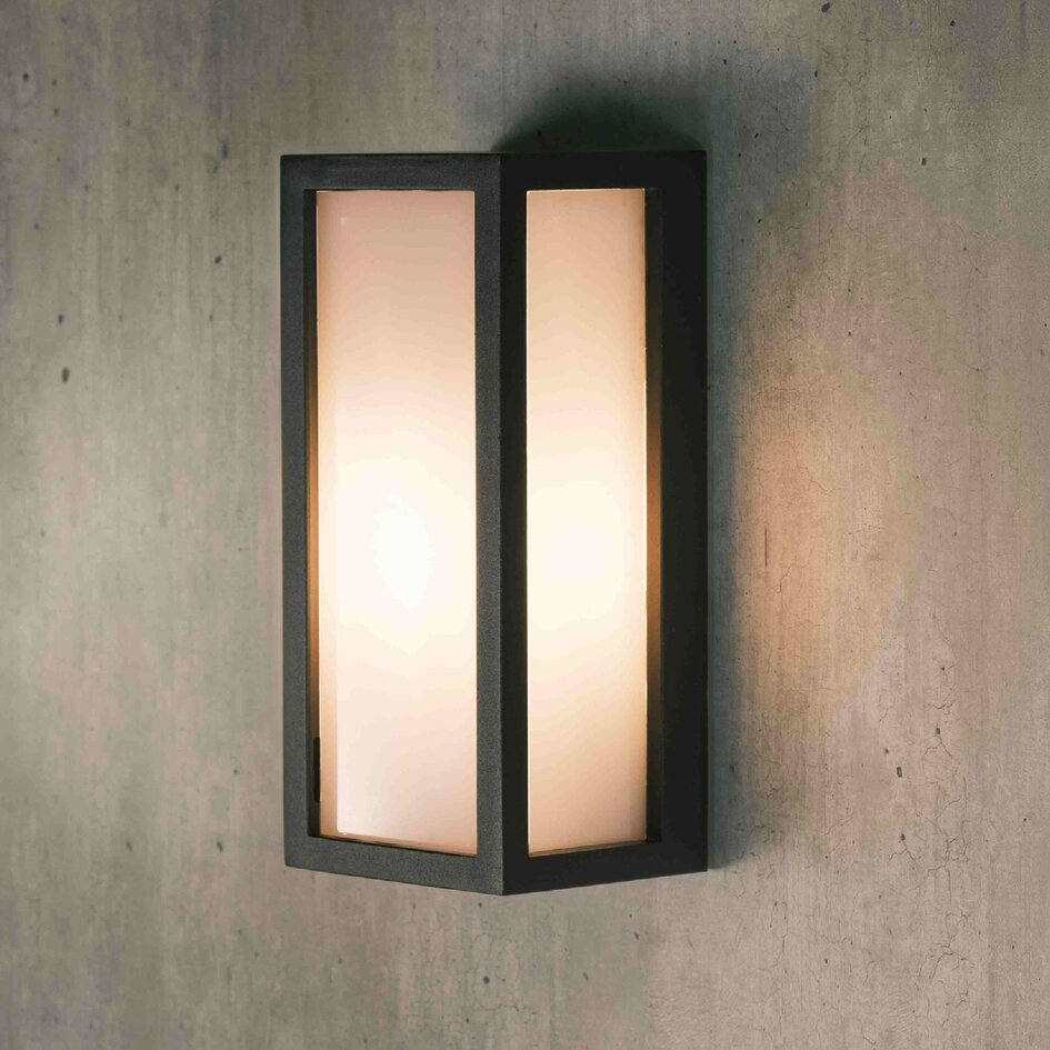Wandleuchte Calvin mit E27-Fassung - schwarz