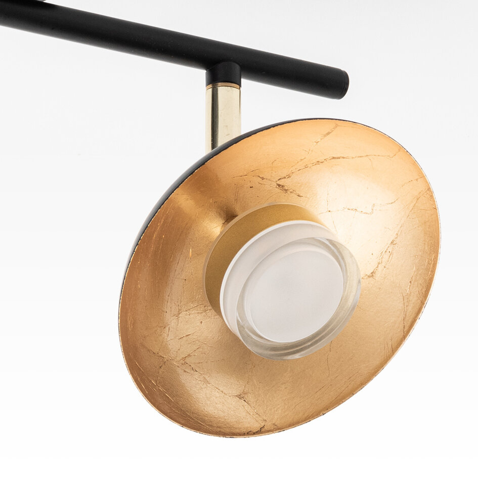 Industrielle Deckenleuchte mit 2 Spots 3-stufig dimmbar - Orchid