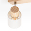 Deckenlampe aus Holz mit 2 Spots - Vicky