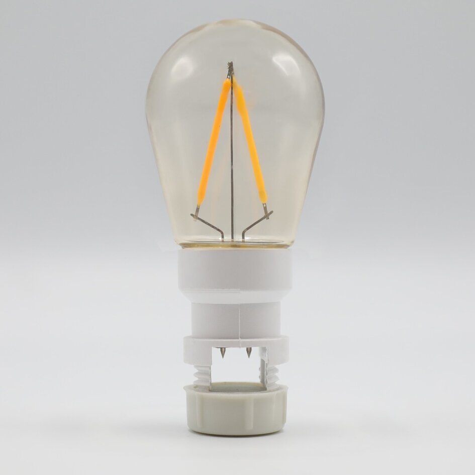 Stecklampe - 2W Filament, dimmbar (keine E27-Fassung)
