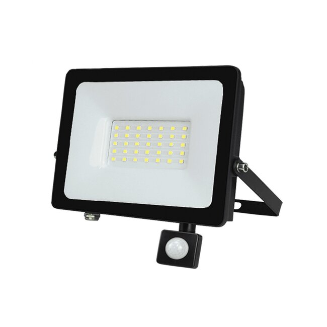 LED-Flutlicht mit Sensor, 120° IP65 Klasse 2 - 4500K