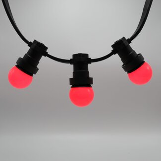 Rote 1-Watt-Glühbirnen mit Standardkappe Ø45 (alte Charge)
