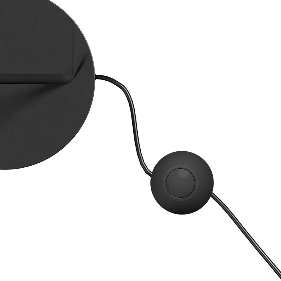 LED Fußdimmer 0-50 Watt - schwarz