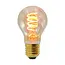 Illu-Lichterkette mit 5W Spiral-Lampe, 1800K, amber Glas, Ø60 - exkl. Dimmer