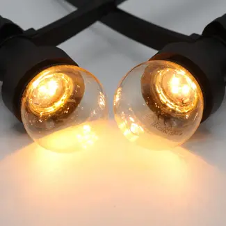 Lichterkette Glühbirne mit transparenter Abdeckung Ø45mm