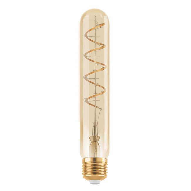 E27 dimmbare Röhrenlampe Amber mit Spirale 18,5 cm, 4W, 1600K