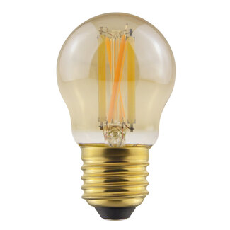 E27 LED-Lampe, Ø45mm, 4.9W, 2000-5000K, dim-to-warm