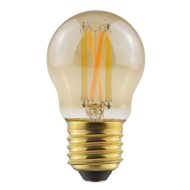 E27 LED-Lampe, Ø45mm, 4.9W, 2000-5000K, dim-to-warm