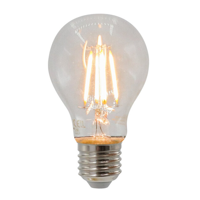 4,5W & 7W Filament Glühlampe, 2700K, Klarglas Ø60, 3-stufig dimmbar