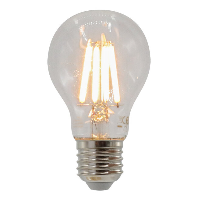 4,5W & 7W Filament Glühlampe, 2700K, Klarglas Ø60 - dimmbar