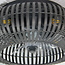 Sommer/Winter Deckenventilator mit Bambus in Schwarz - Paco