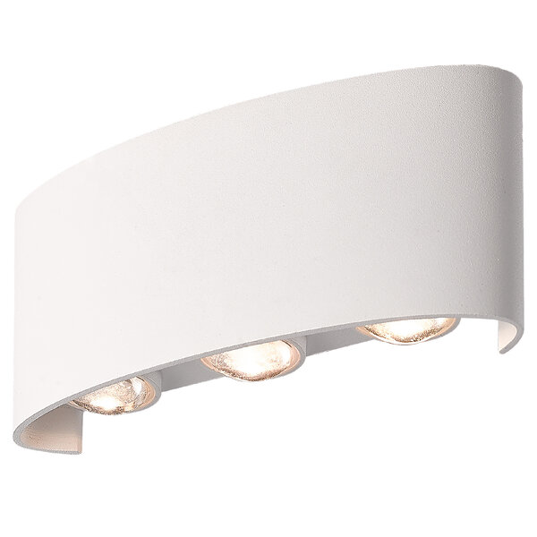 Moderne Design-Außenwandleuchte Sena - weiß