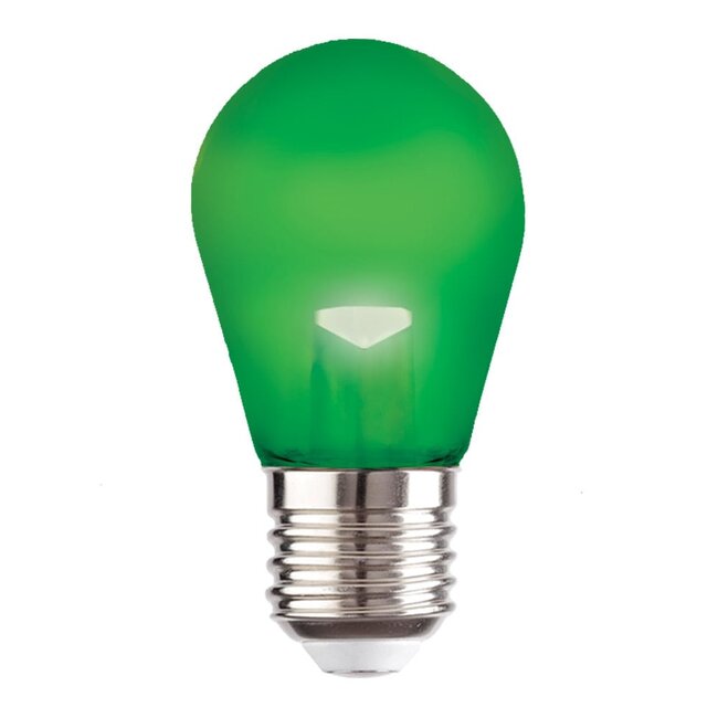 2 Watt dimmbare LED-Lampe mit E27-Fassung - grün