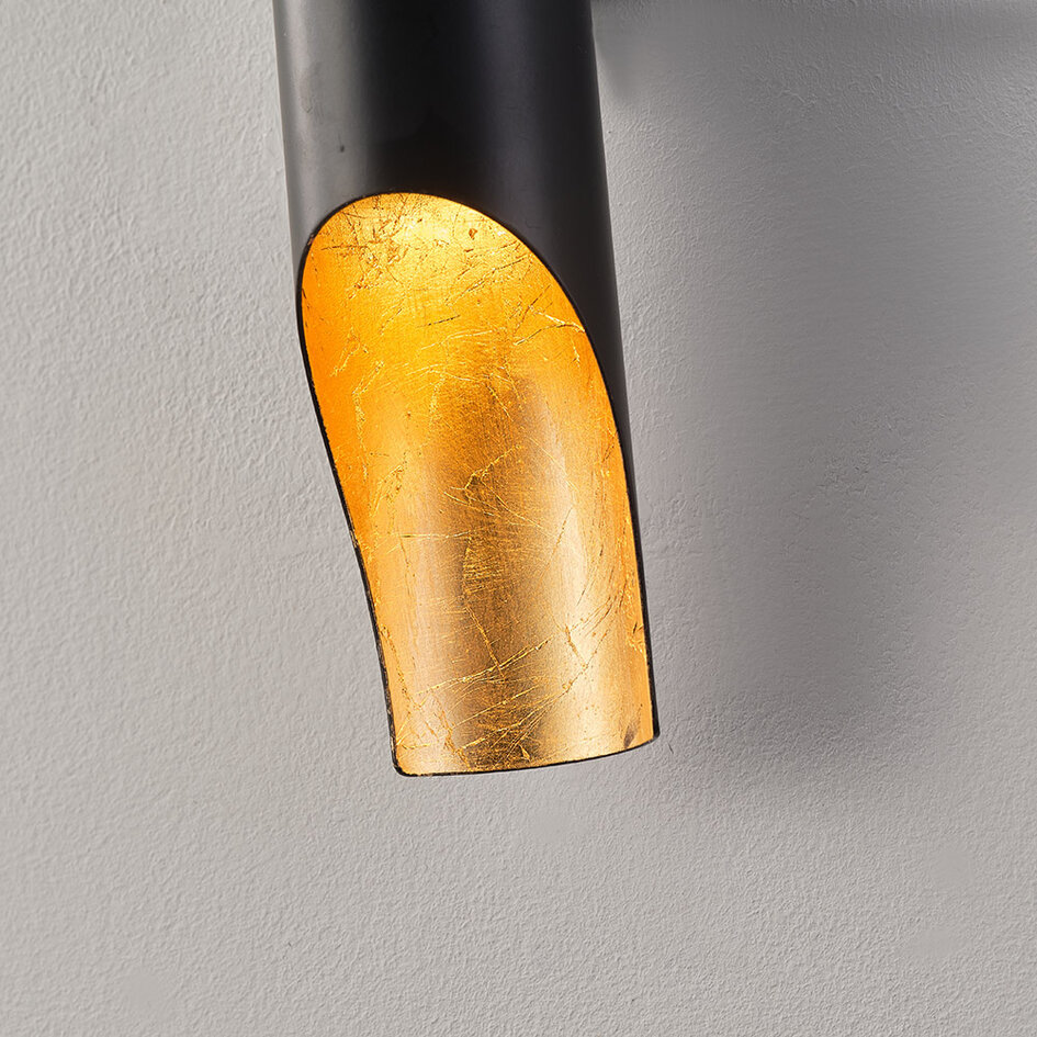 Matte schwarze Wandleuchte - Madison