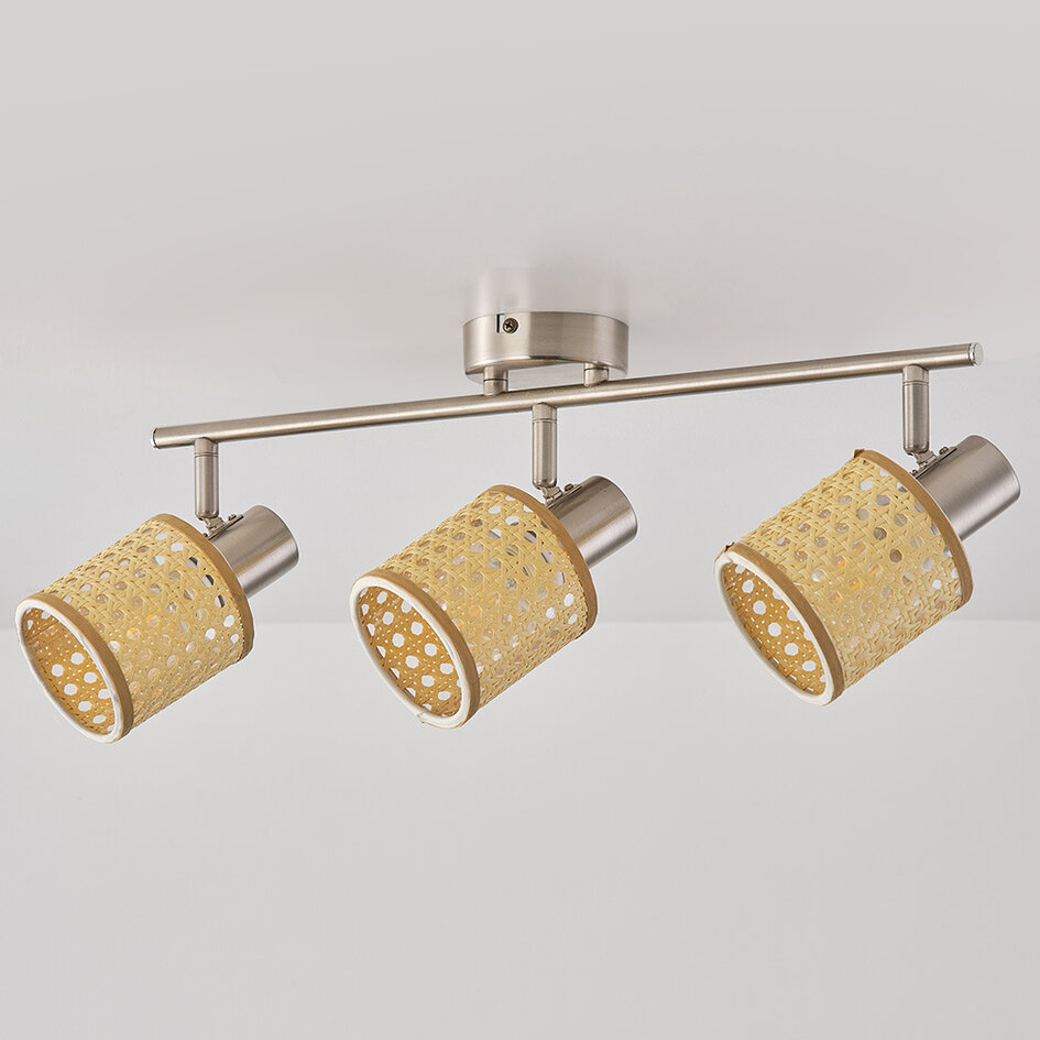 Bohemian Deckenleuchte Wiener Geflecht, 3-flammig - Raua