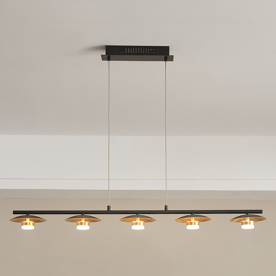 Moderne 3-stufig dimmbare Deckenleuchte 5-flammig - Martha