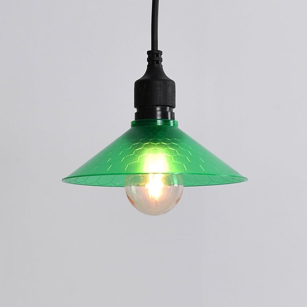 Schirm für Illu-Lichterketten-Lampen - grün