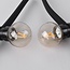 2 Watt Outdoor-Lichterkette mit dreieckigen Filament LED-Lampen - Option dimmbar