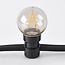 2 Watt Outdoor-Lichterkette mit dreieckigen Filament LED-Lampen - Option dimmbar