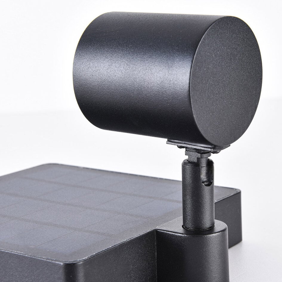 Schwarzer Strahler Außenleuchte Valerio - schwarz