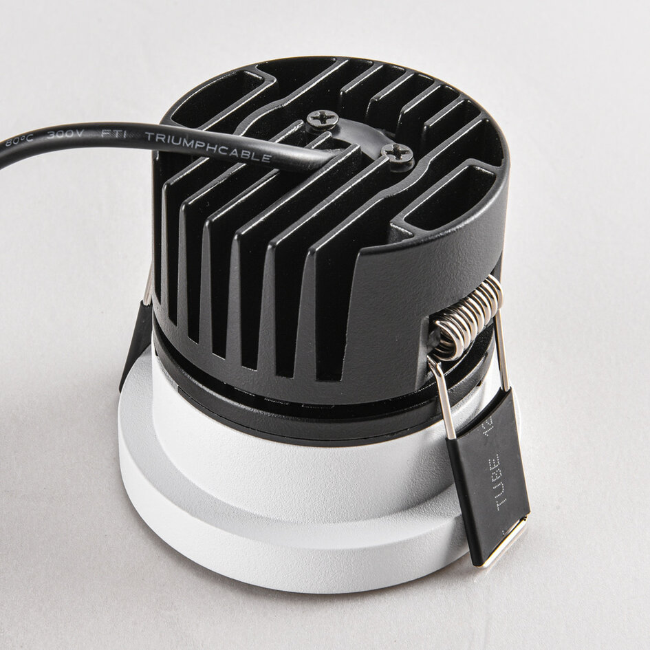 9W Einbaustrahler Meya mit Ring - weiß