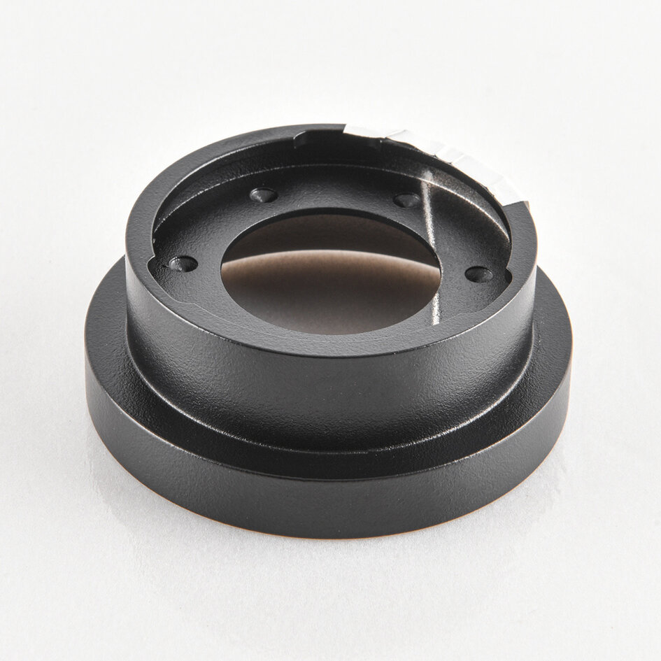 9W Einbaustrahler Meya mit Ring - schwarz