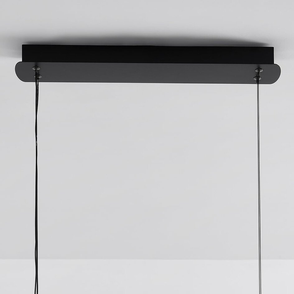 Design-Pendelleuchte Arche mit 3-stufig dimmbaren LEDs - schwarz