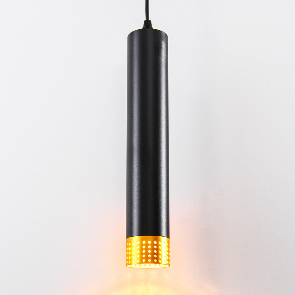 Schienenspot Senne 1-phasig - schwarz mit gold (Preis pro Stück)