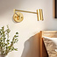 Goldene Wandlampe - Revah