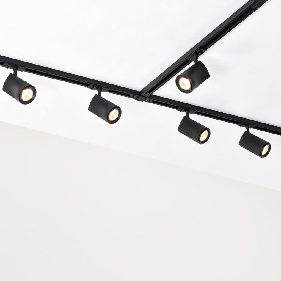 Schienen-Spot 1-phasig Lola - schwarz