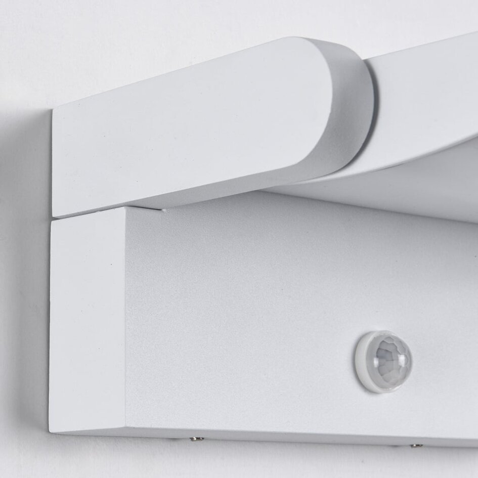 Verstellbare Wandleuchte Berlin mit Sensor – Weiß