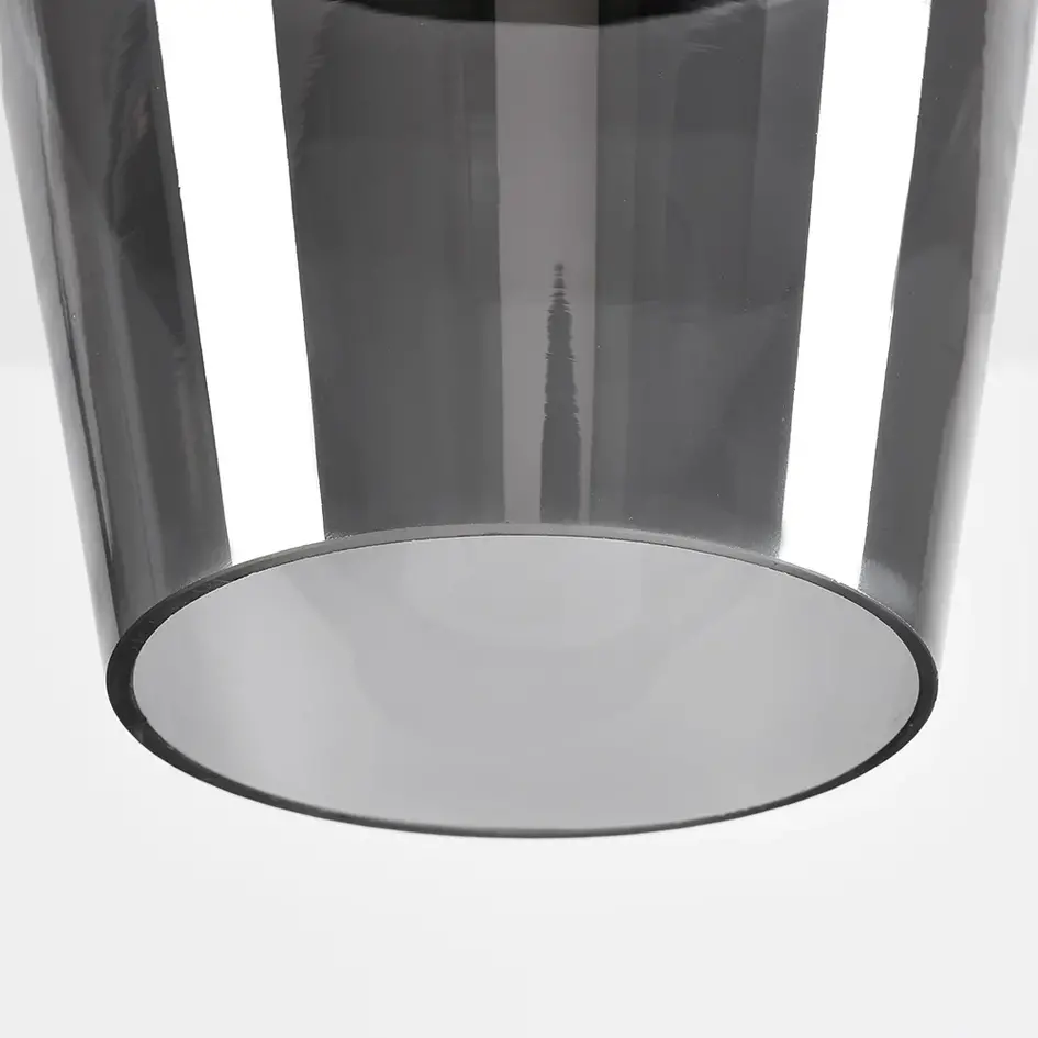 1-flammige Hängeleuchte Sofie – längliches Glas