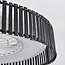 Deckenventilator Cakir mit Sterneffekt und anpassbarer Farbtemperatur – schwarzer Bambusschirm