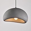 Wabi Sabi Pendelleuchte Urban Stone mit grauem Steinmotiv - 48 x 38 cm