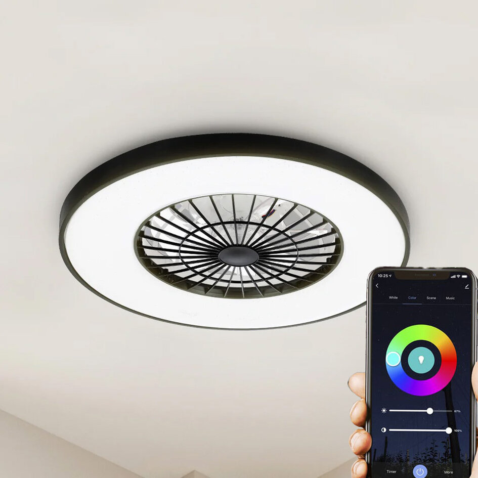 Deckenventilator Starry mit Fernbedienung - TUYA und RGBW