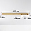 Deckenleuchte Paros mit integrierten LEDs - gold