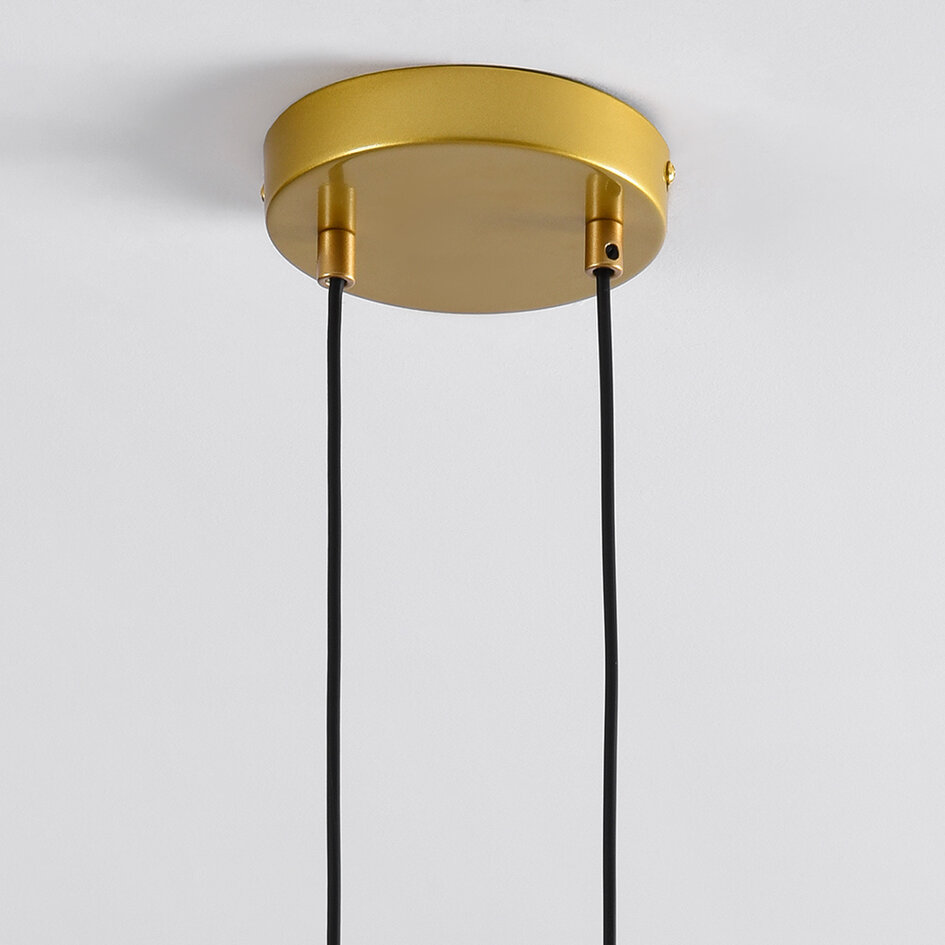 Design-Hängeleuchte Donny mit Milchglas-Kugeln