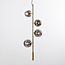 Design-Hängeleuchte mit Rauchglas 4-flammig - Ferron