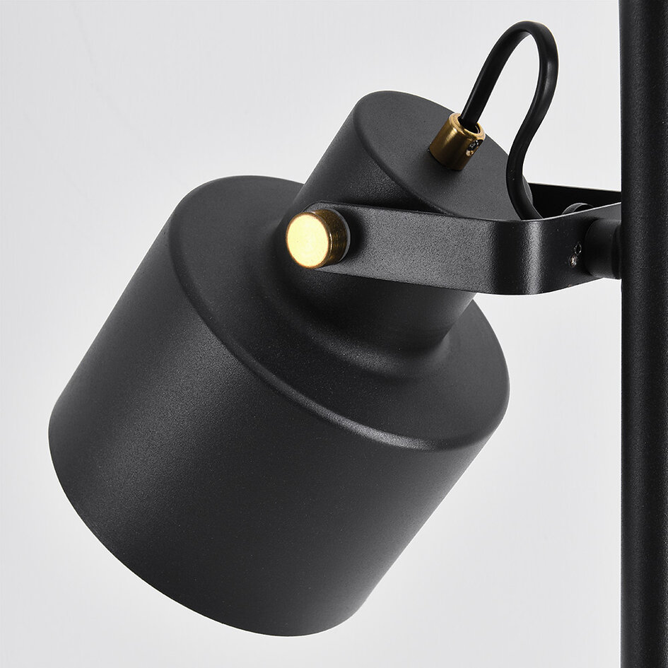 2-flammige Stehleuchte mit schwenkbaren Strahlern - William