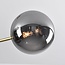 Deckenleuchte Stiri 4-flammig gold mit Rauchglas