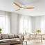 Deckenventilator Circo mit einstellbarer Farbtemperatur - Holzoptik